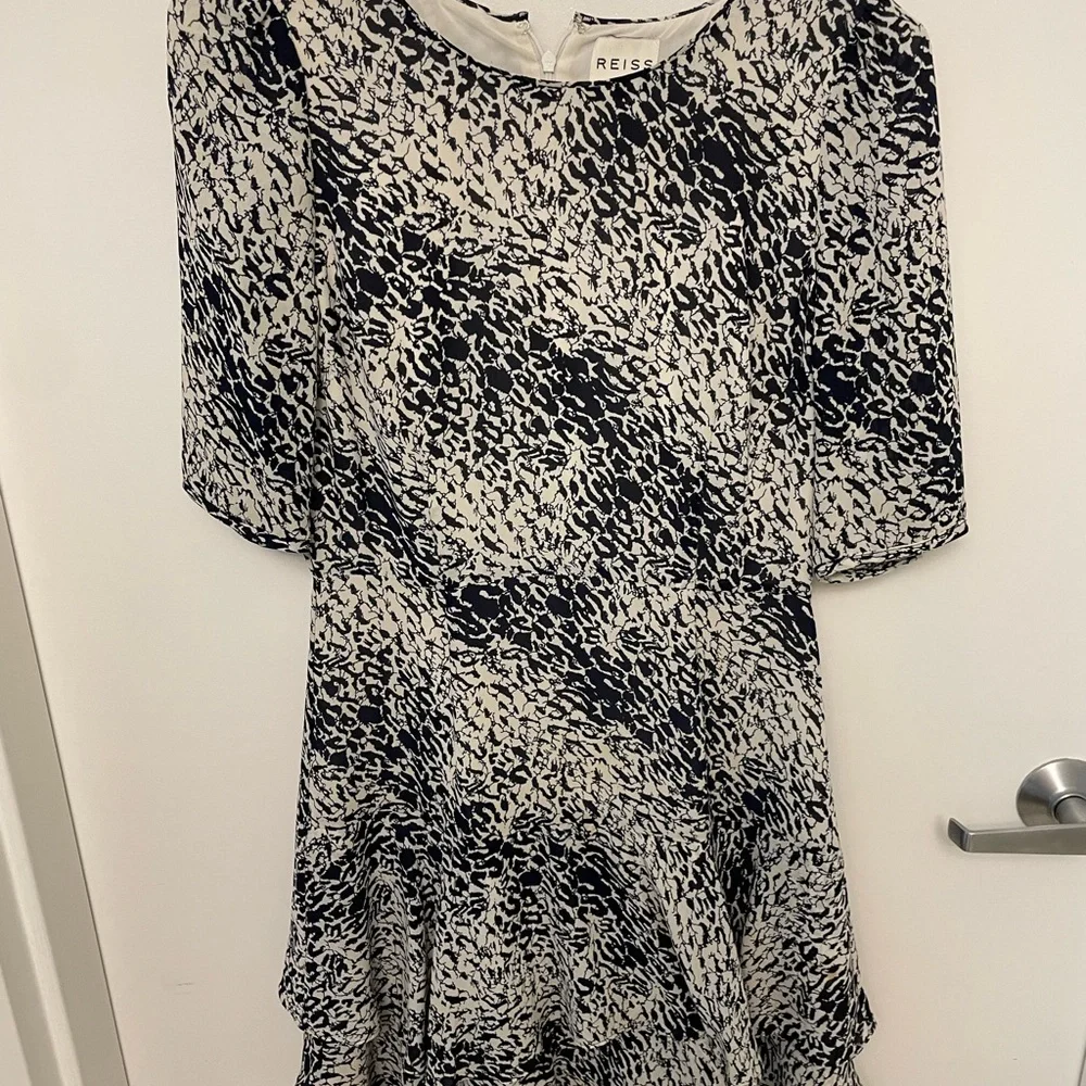 Navy and white Reíss dress - Picture 1 of 2